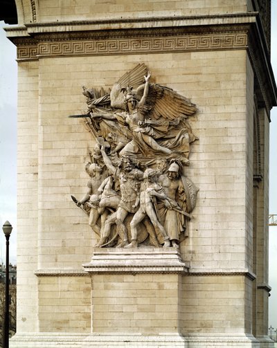 La Marseillaise, Detail from the Eastern Face of the Arc de Triomphe, 1832-35 by Francois Rude